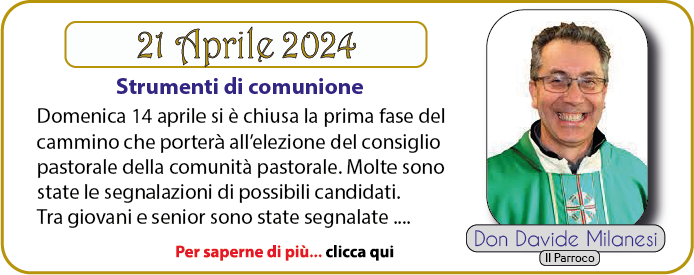 don Davide Milanesi 21 Aprile 2024