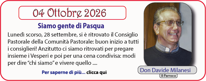 don Davide Milanesi 04 Ottobre 2026